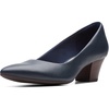 Navy Leather