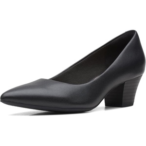 Clarks Women’s Teresa Step(Black Leather)