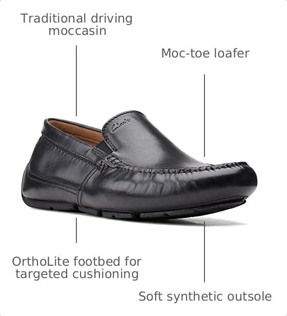 image:imageClarks Mens Markman PlainBlack Leather