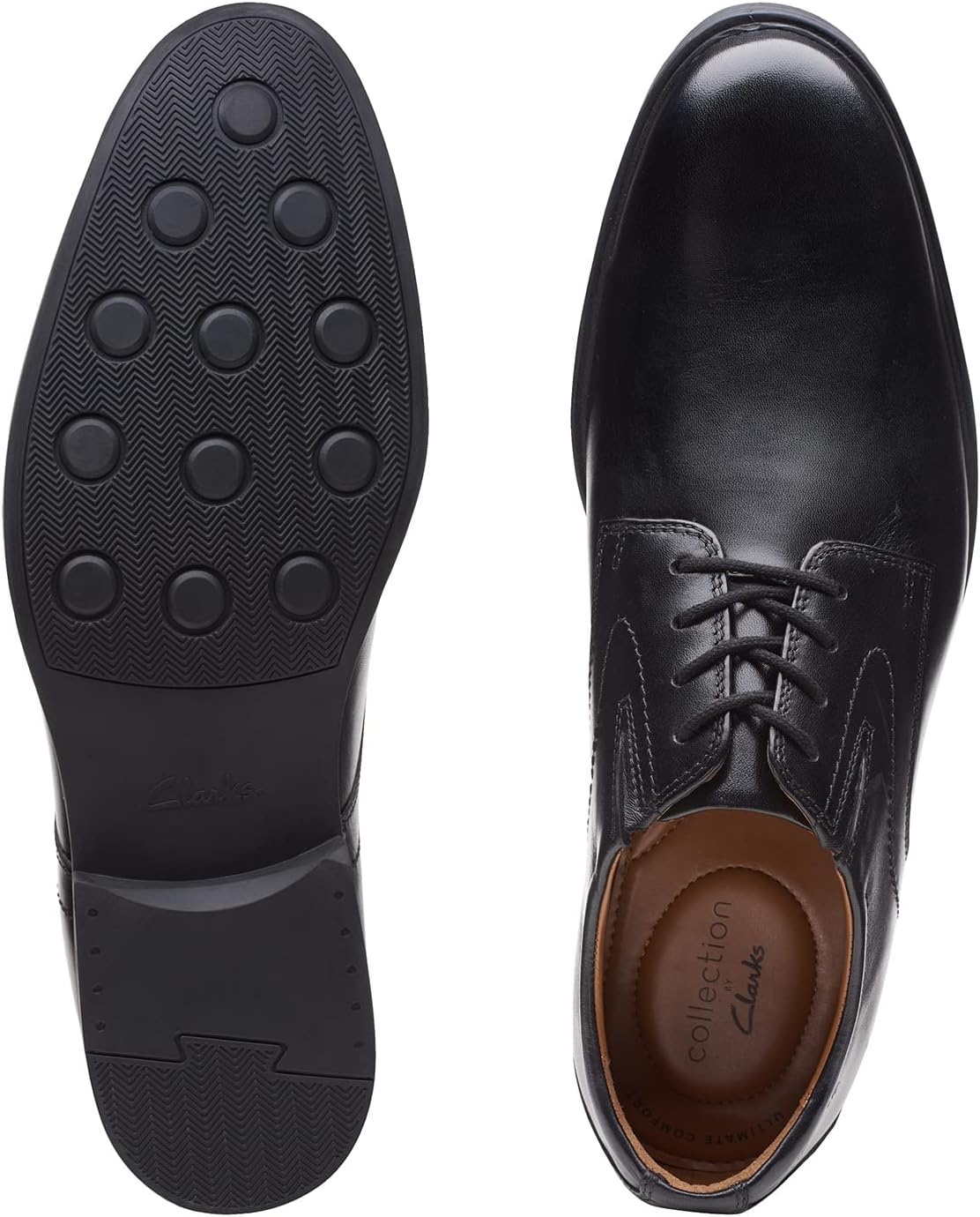 image:imageClarks Mens Whiddon CapBlack Black Leather
