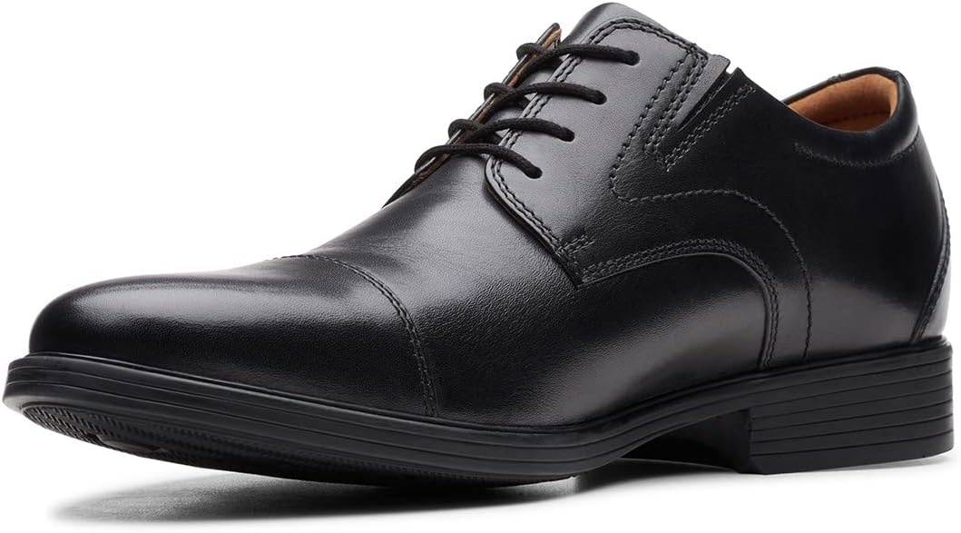 image:imageClarks Mens Whiddon CapBlack Black Leather