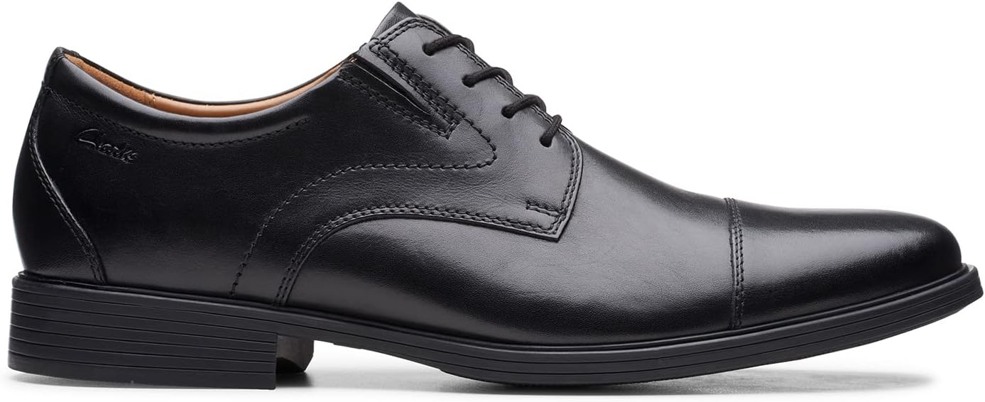 image:imageClarks Mens Whiddon CapBlack Black Leather