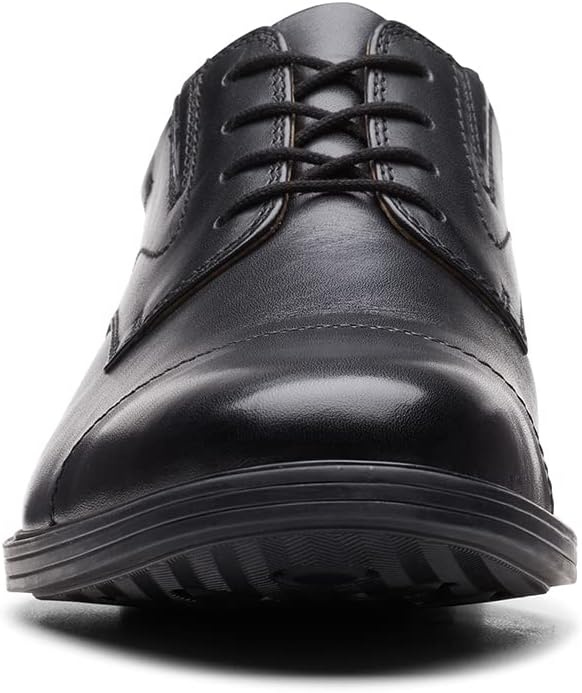 image:imageClarks Mens Whiddon CapBlack Black Leather