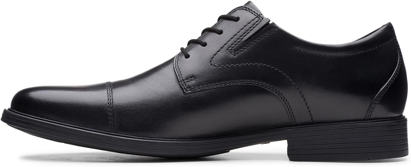 image:imageClarks Mens Whiddon CapBlack Black Leather