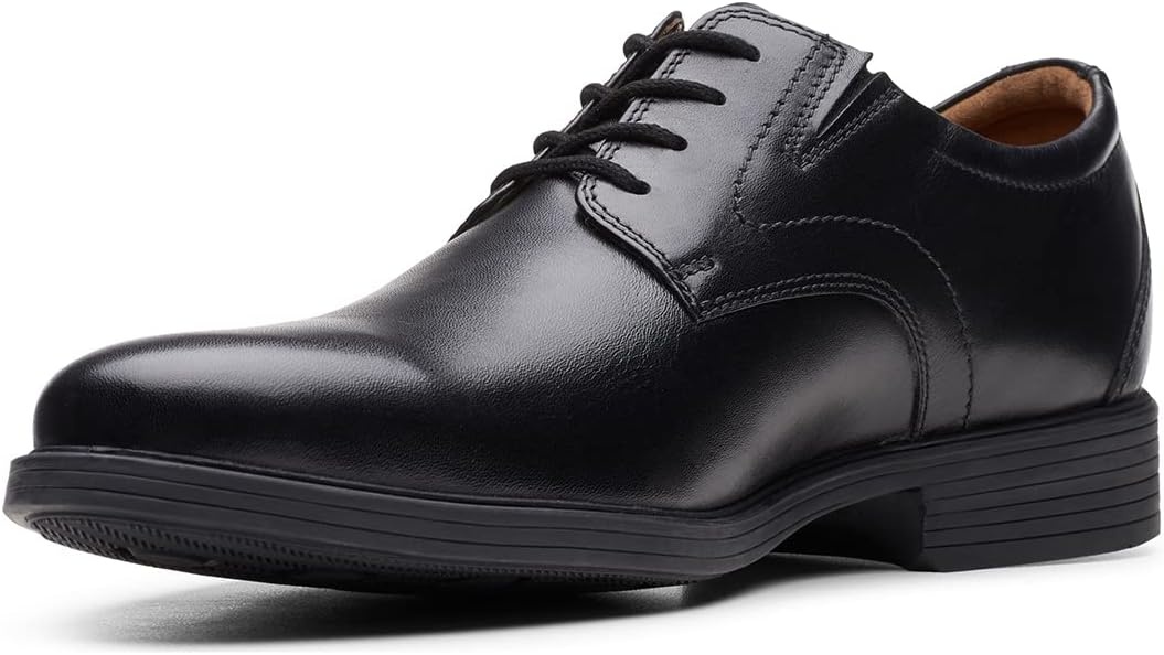 image:imageClarks Mens Whiddon CapBlack Black Leather