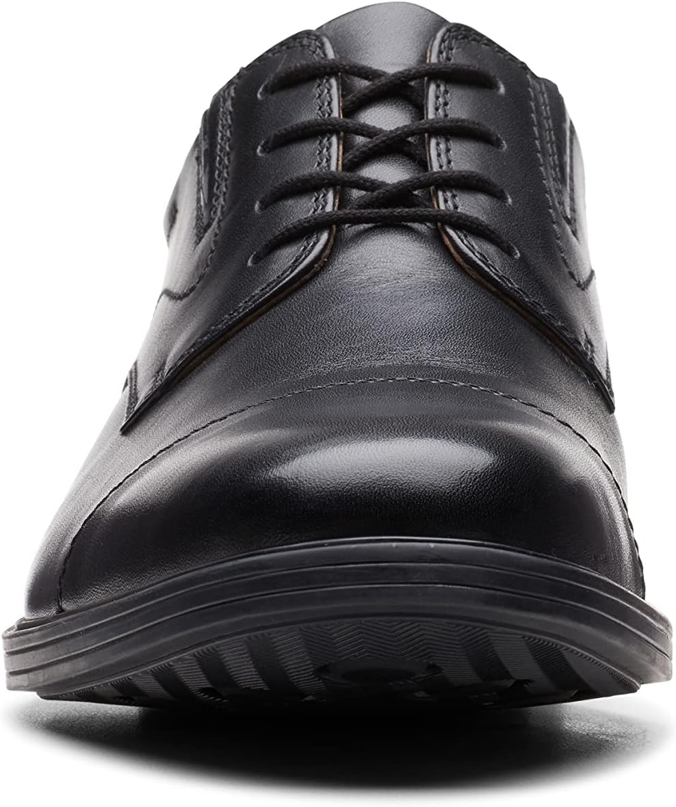 image:imageClarks Mens Whiddon CapBlack Leather