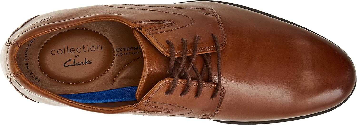 image:imageClarks Mens Whiddon CapDark Tan Lea