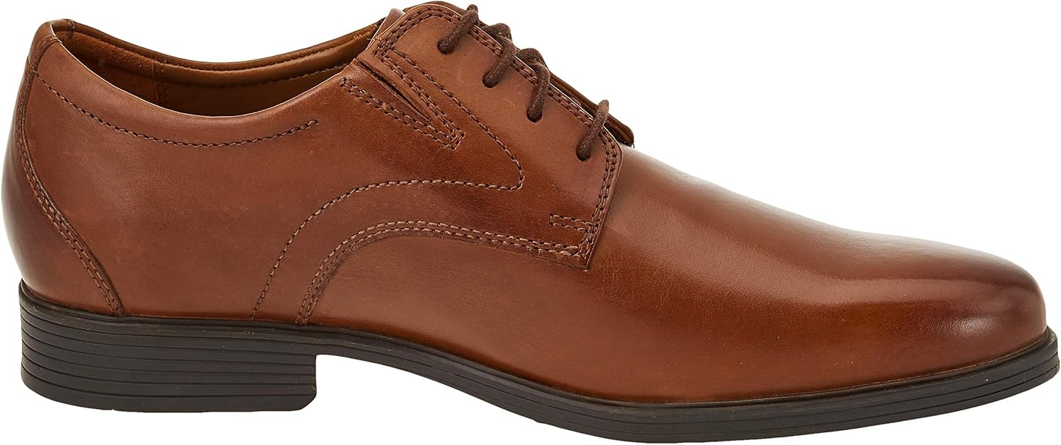image:imageClarks Mens Whiddon CapDark Tan Lea