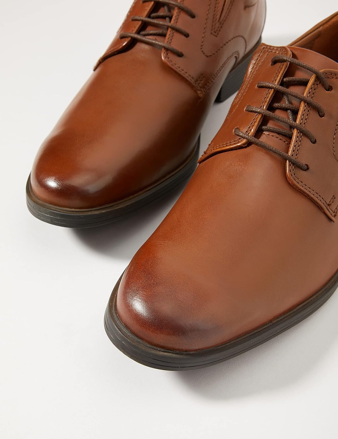 image:imageClarks Mens Whiddon CapDark Tan Lea
