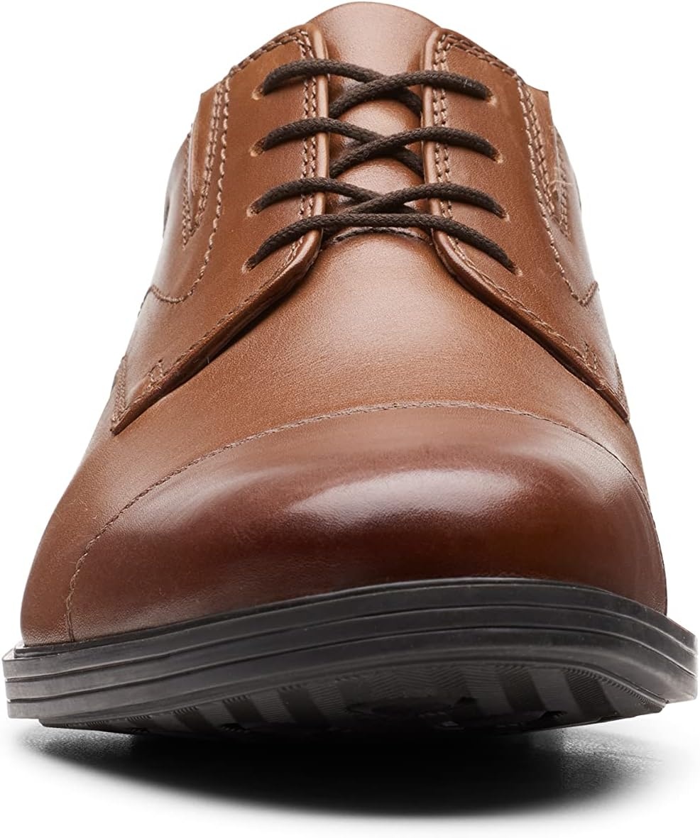 image:imageClarks Mens Whiddon CapDark Tan Leather