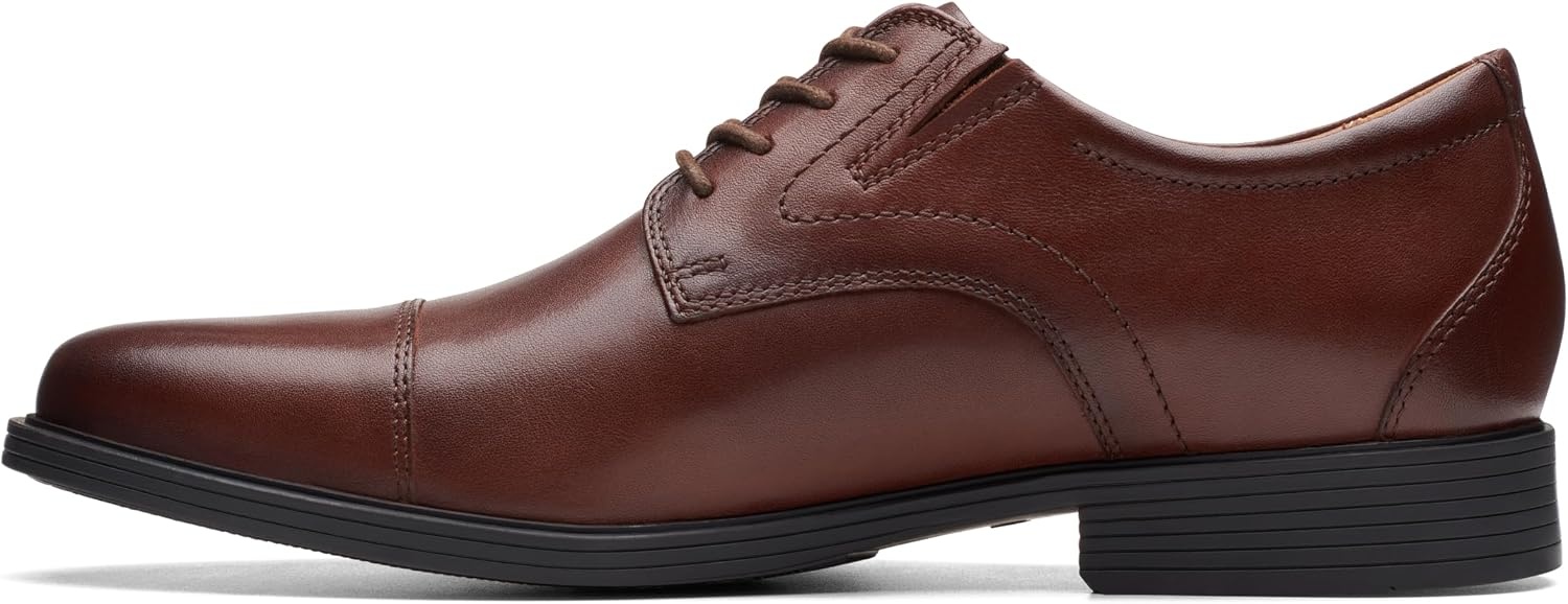 image:imageClarks Mens Whiddon CapMahogany Leather