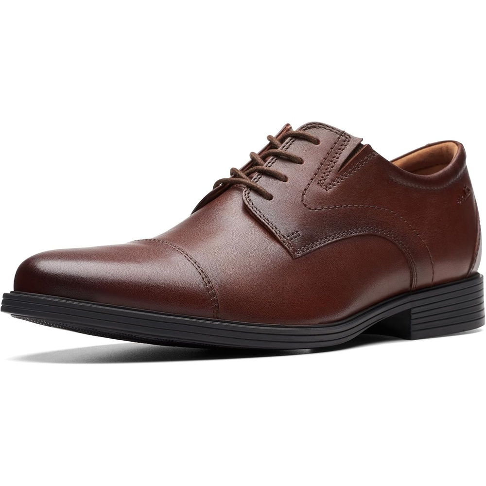 image:imageClarks Mens Whiddon CapMahogany Leather