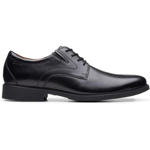 Clarks Men’s Whiddon Cap(Black (Black Leather))