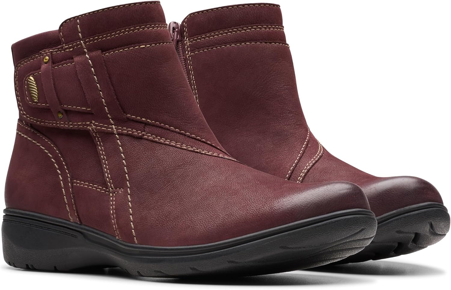image:imageClarks Womens Carleigh StyleWine Nubuck