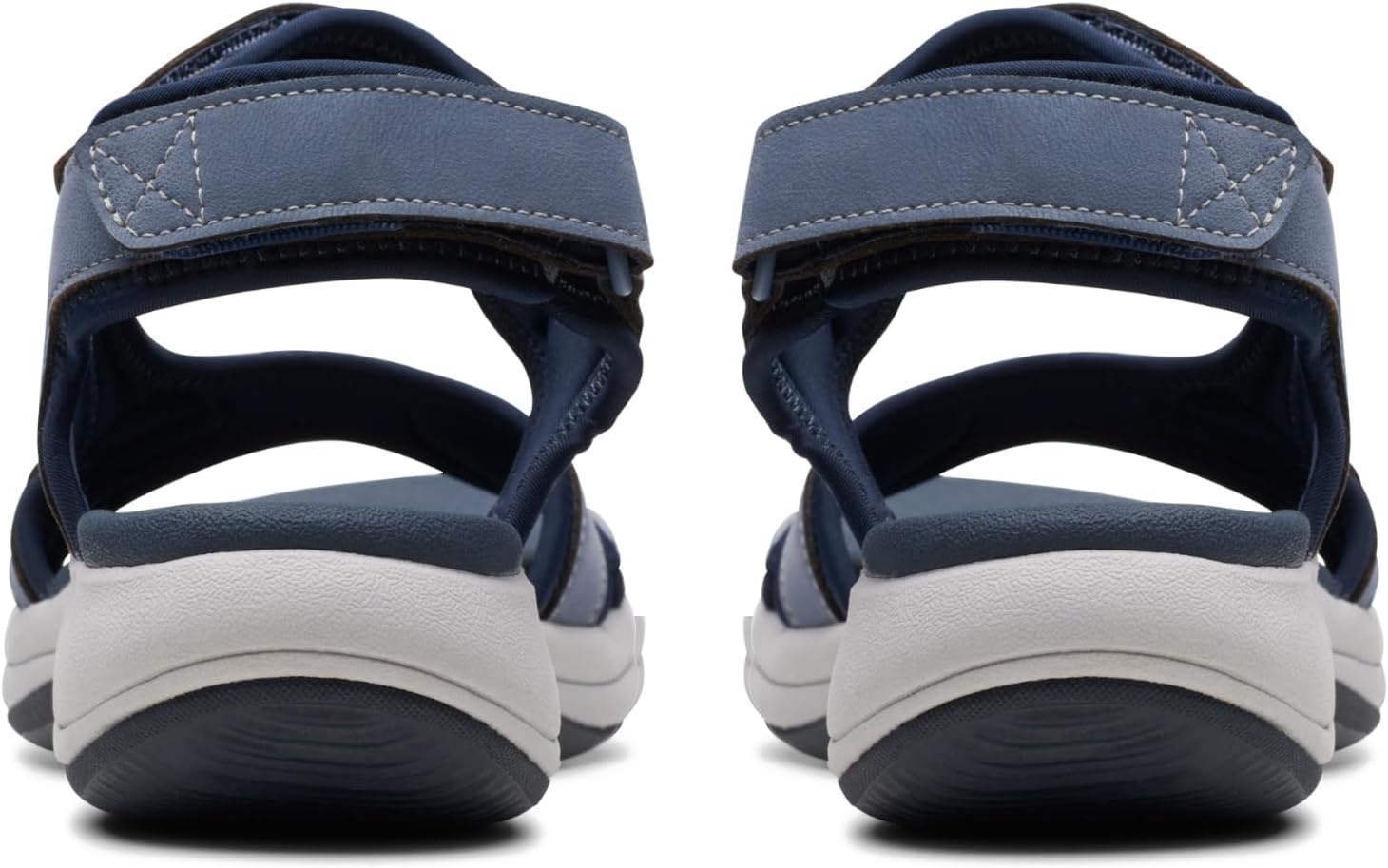image:imageClarks Womens Mira Bay Flat SandalDenim Blue Textile
