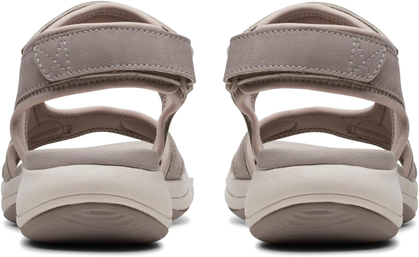 image:imageClarks Womens Mira Bay Flat SandalStone Textile