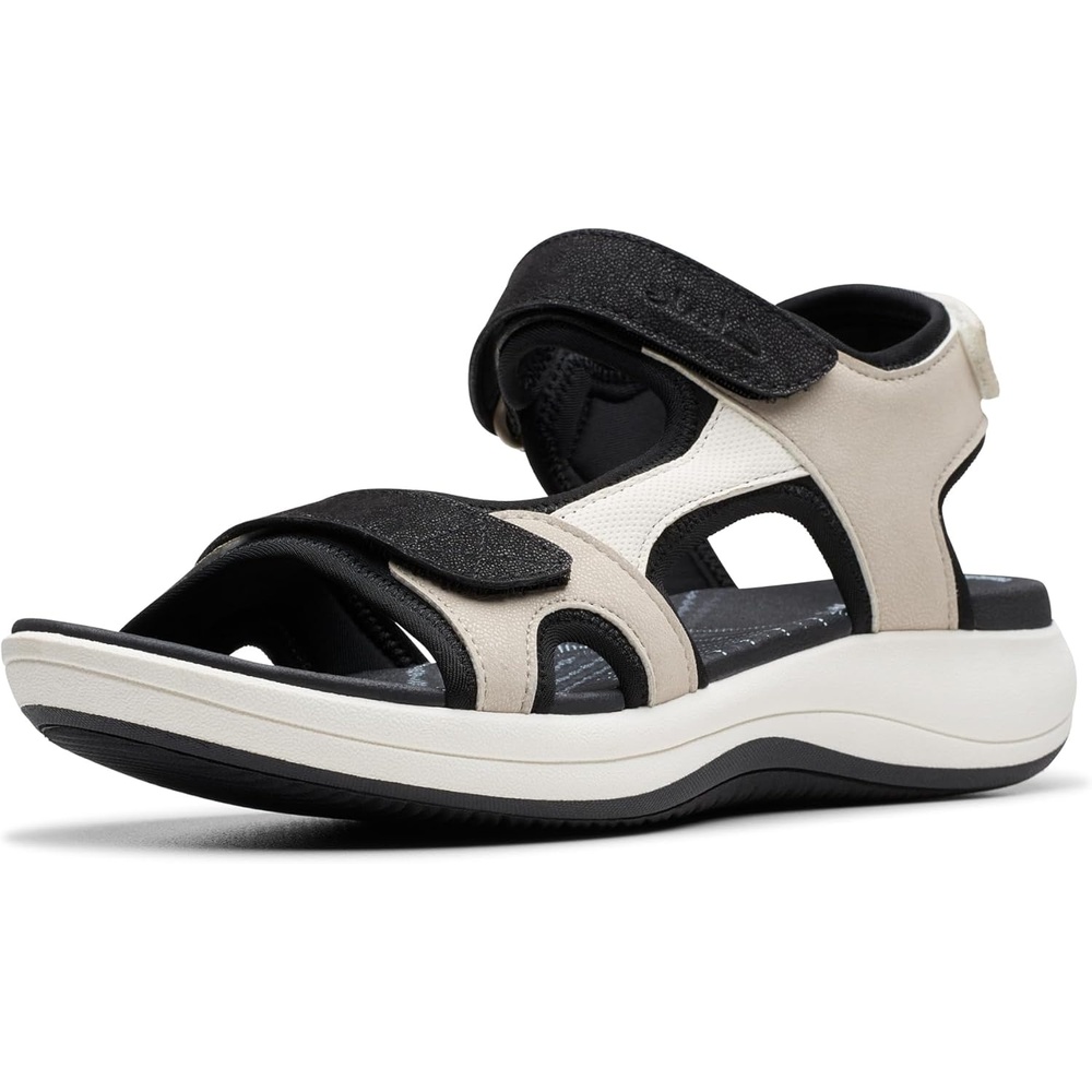 image:imageClarks Womens Mira Bay Flat SandalFlint Textile