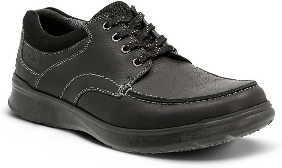image:imageClarks Mens Cotrell Edge OxfordBlack Black Oily Lea