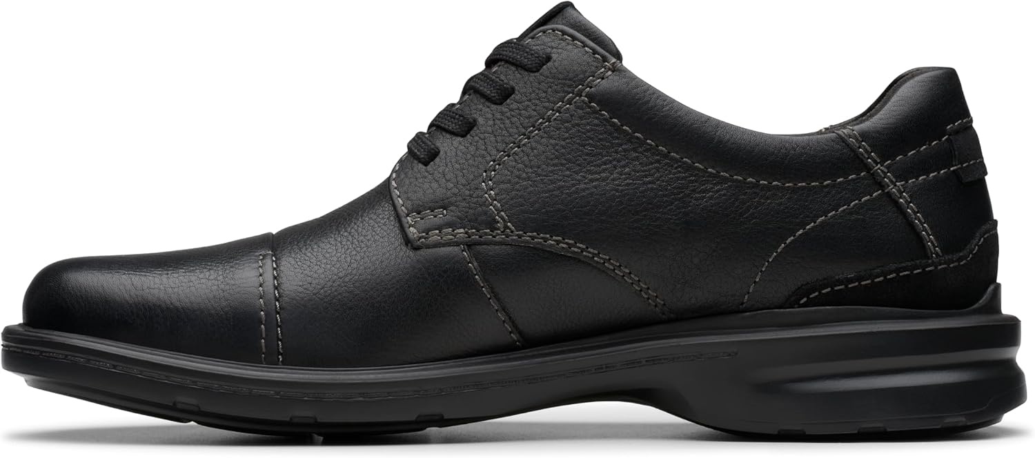 image:imageClarks Mens Gessler CapBlack Tumbled
