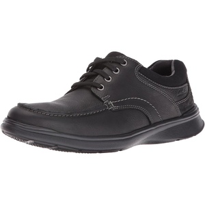 Clarks Men’s Cotrell Edge Oxford(Black Oily Leather)