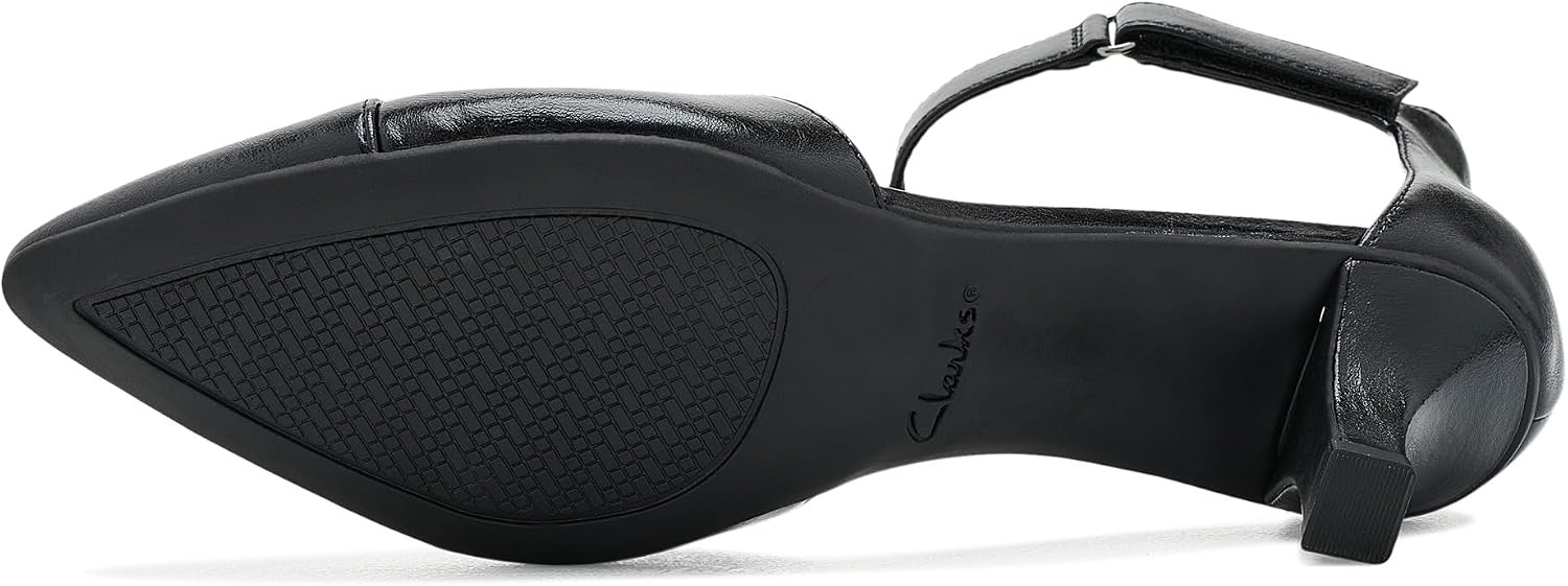 image:imageClarks Womens Kepley Strap PumpsBlack Leather