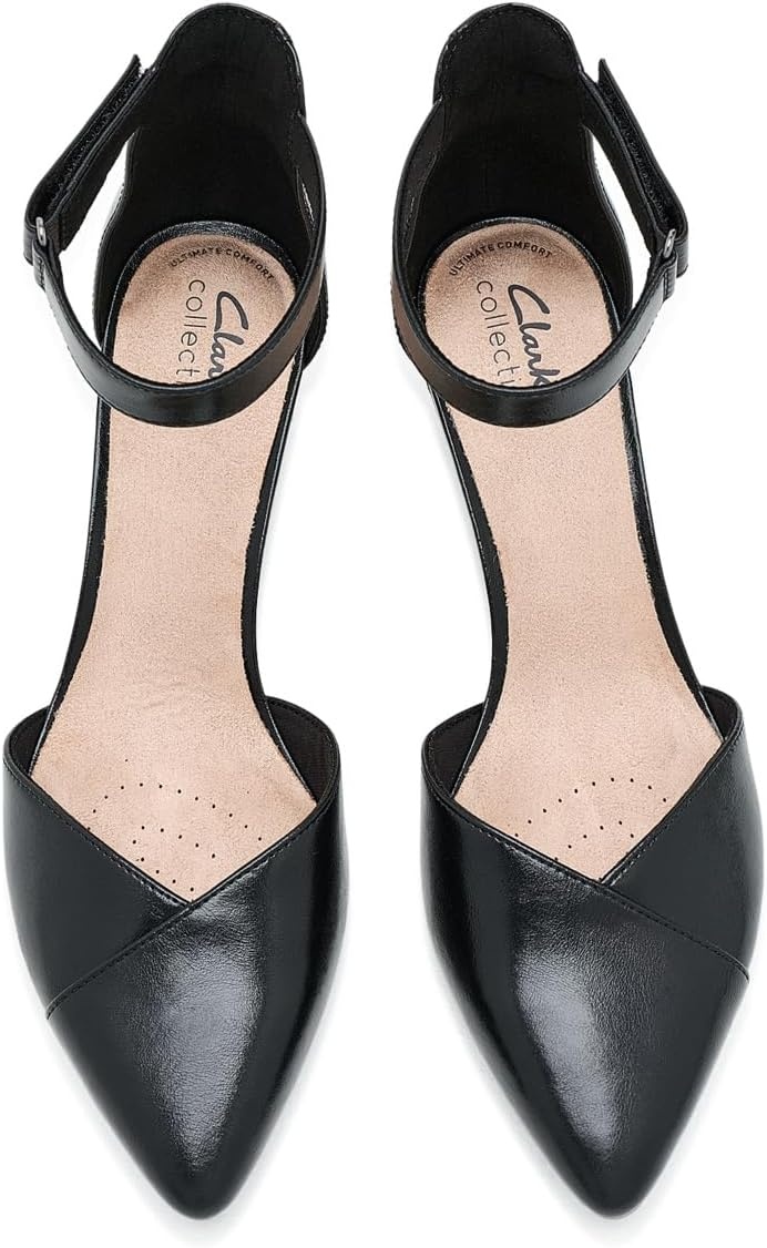 image:imageClarks Womens Kepley Strap PumpsBlack Leather