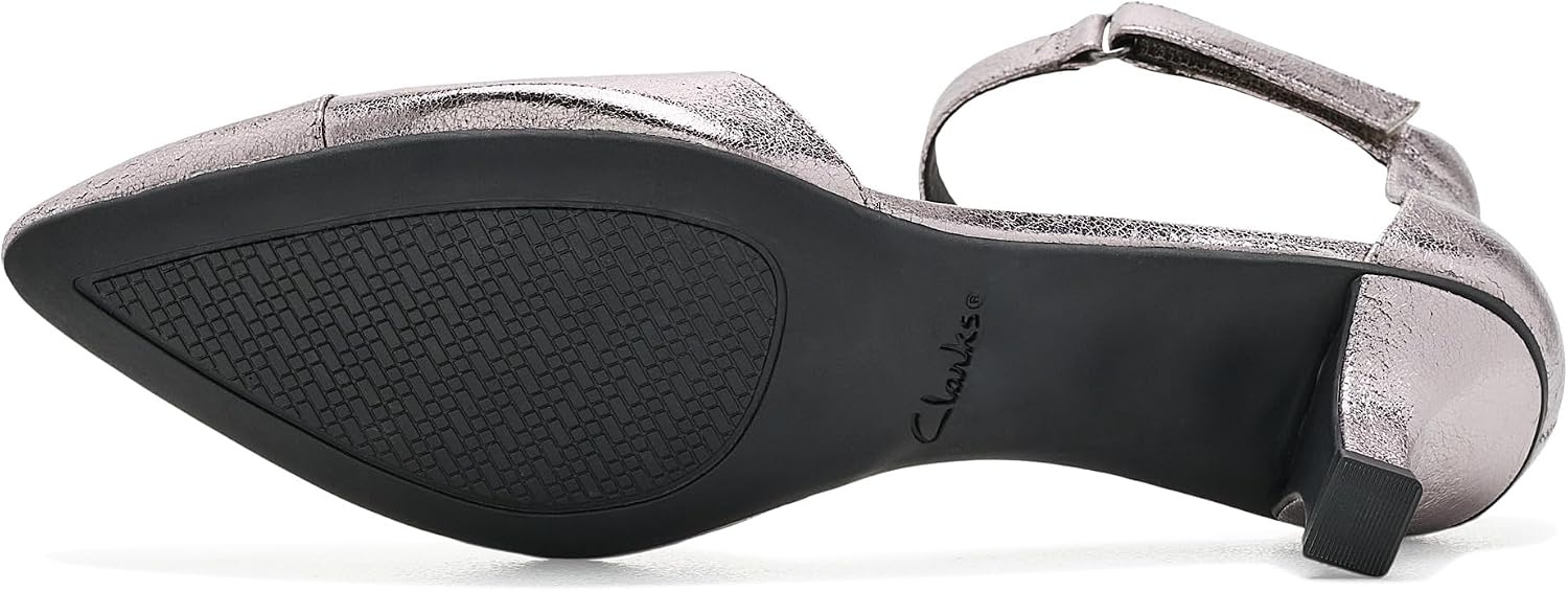 image:imageClarks Womens Kepley Strap PumpsPewter Metal