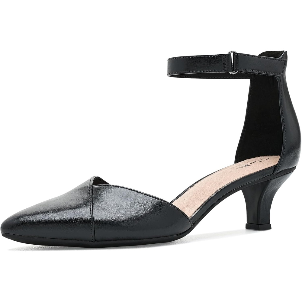 image:imageClarks Womens Kepley Strap PumpsBlack Leather
