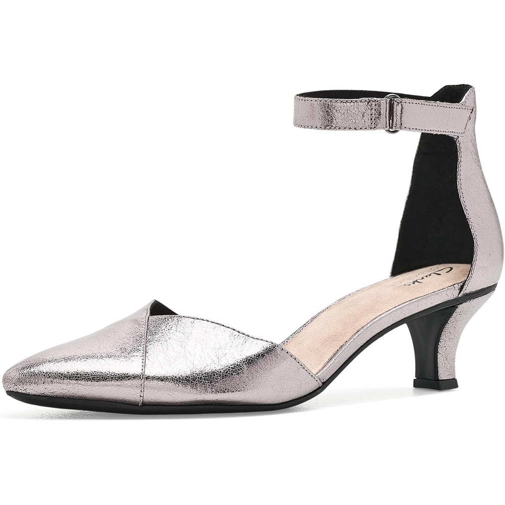 image:imageClarks Womens Kepley Strap PumpsPewter Metal