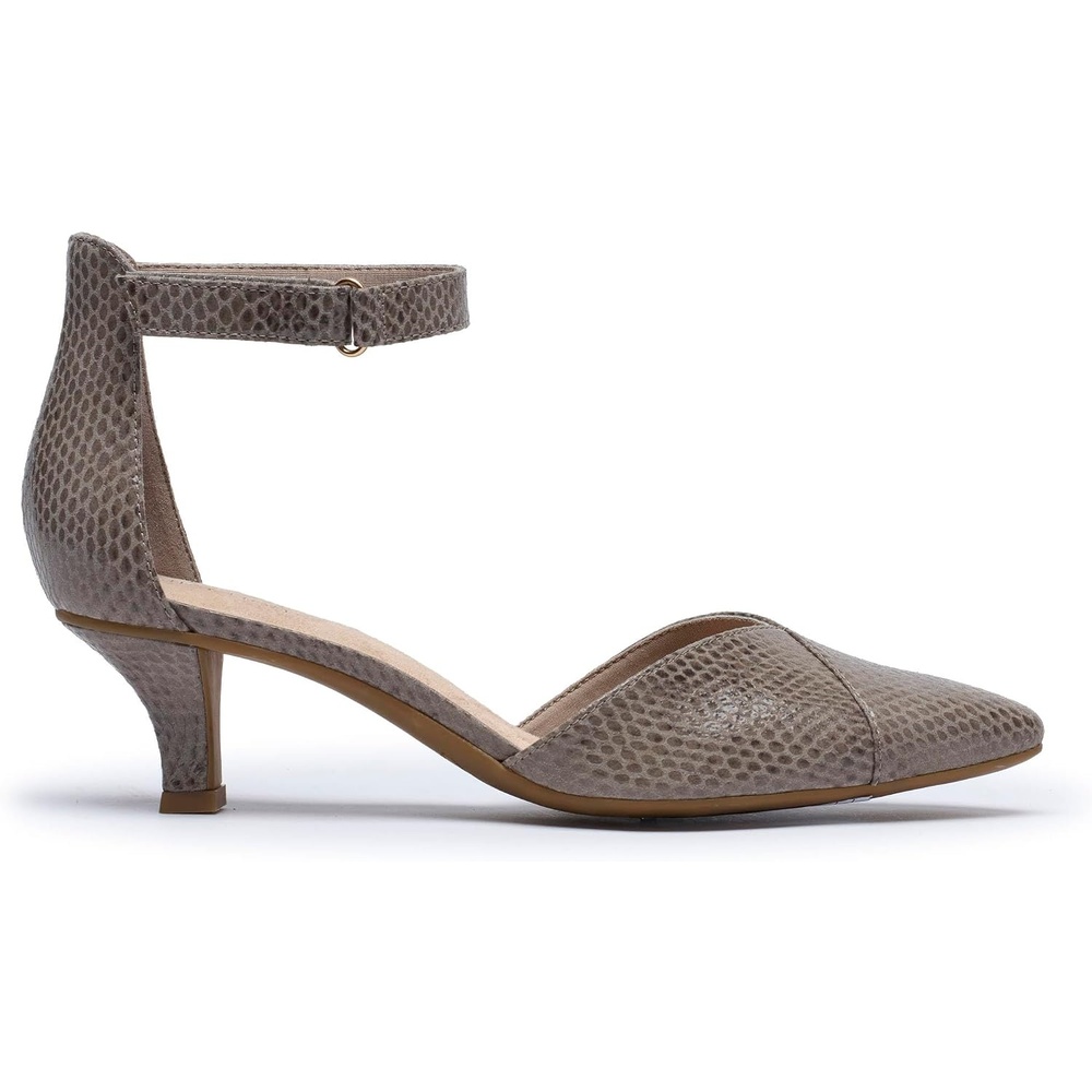 image:imageClarks Womens Kepley Strap PumpsTaupe Synthetic