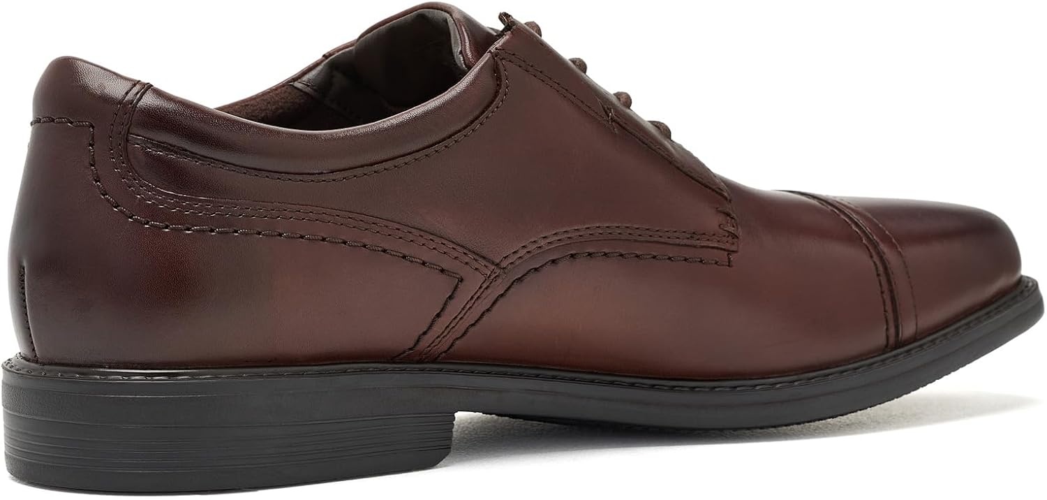 image:imageClarks Mens Dresslite CapDark Brown Leather
