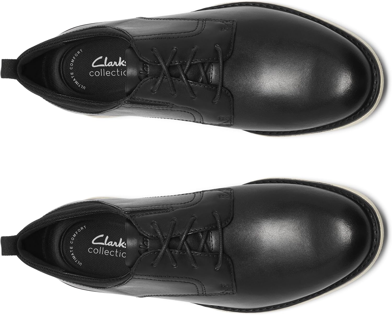 image:imageClarks Mens FlexHybrid SneakersBlack Leather