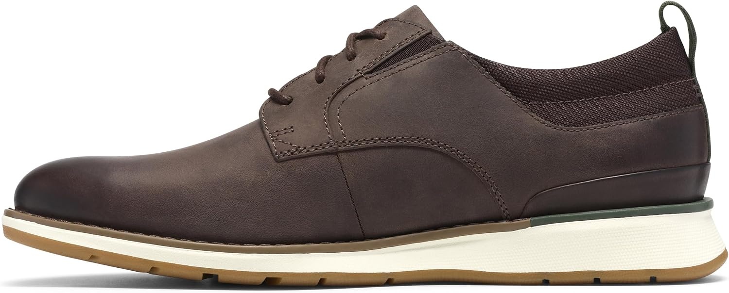 image:imageClarks Mens FlexHybrid SneakersDark Brown Leather