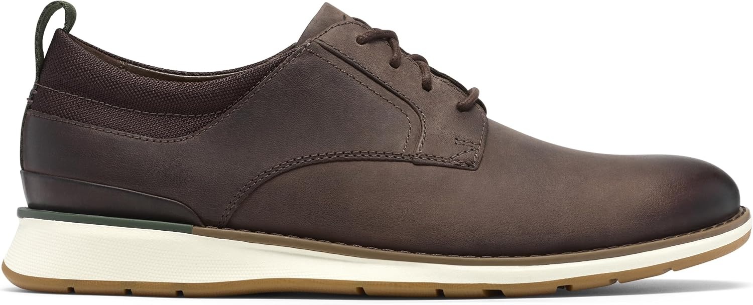 image:imageClarks Mens FlexHybrid SneakersDark Brown Leather