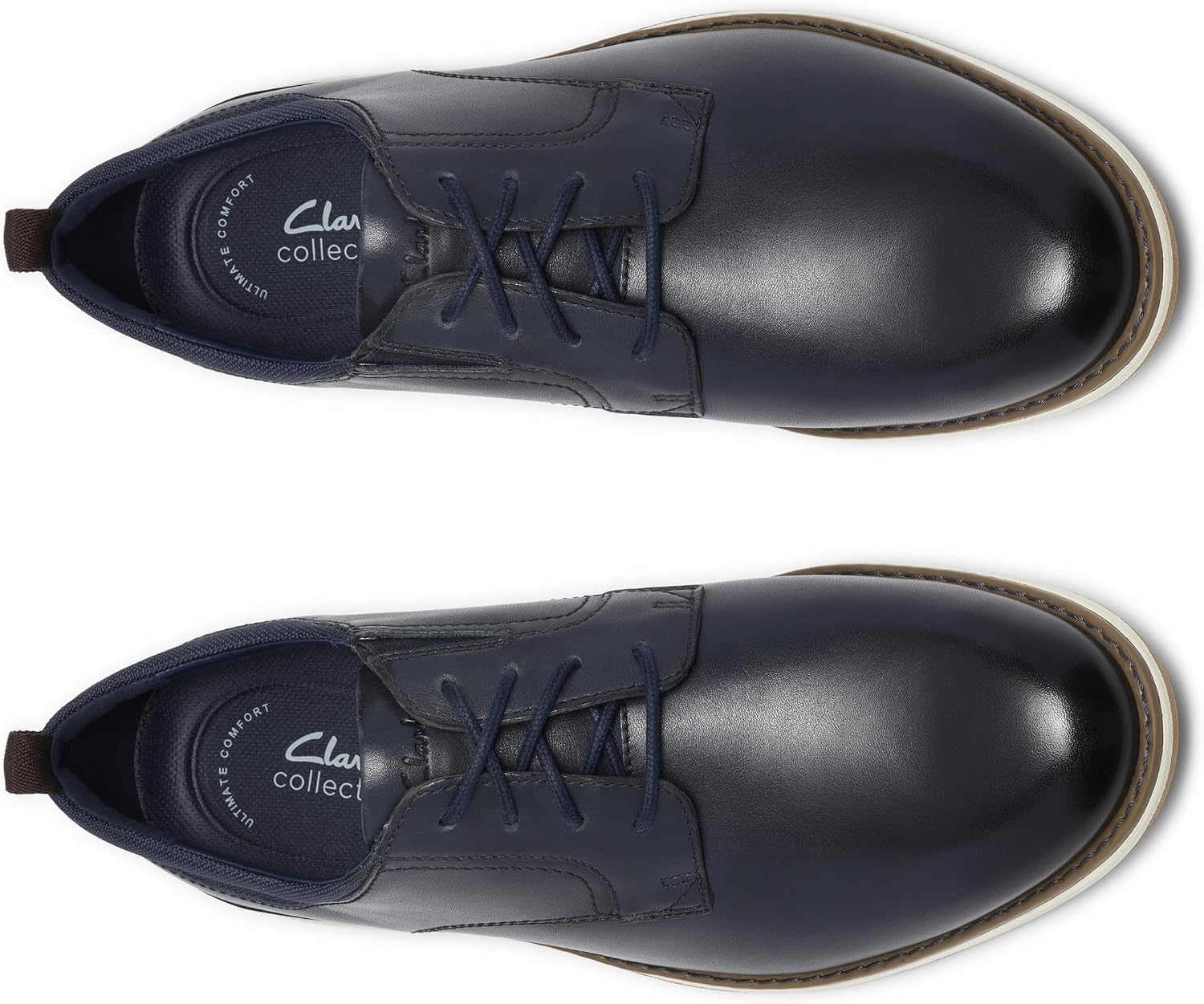image:imageClarks Mens FlexHybrid SneakersNavy Leather