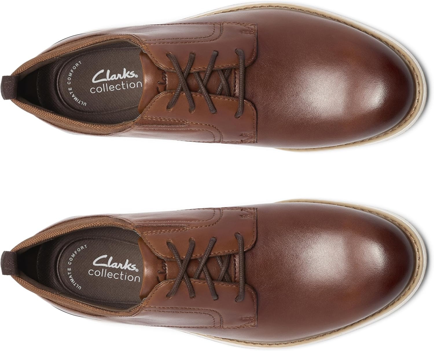image:imageClarks Mens FlexHybrid SneakersTan Leather