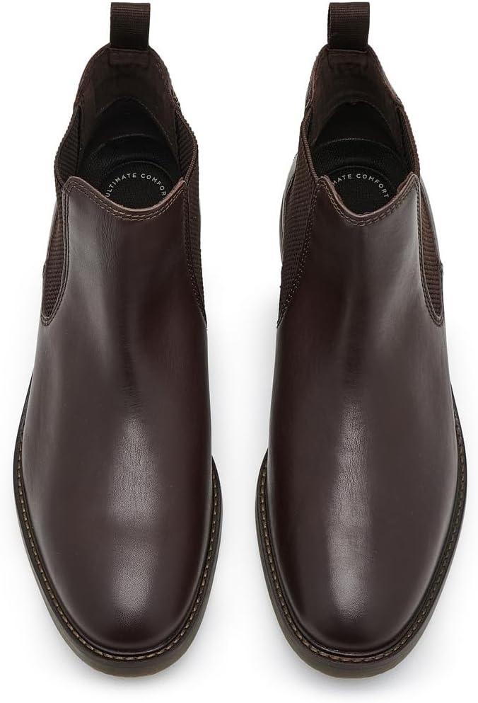 image:imageClarks Mens Jaxen Easy Ankle BootsBrown Leather