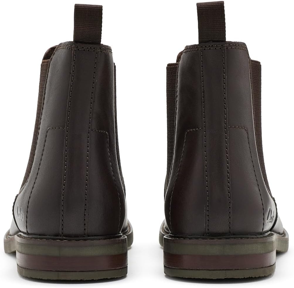 image:imageClarks Mens Jaxen Easy Ankle BootsBrown Leather