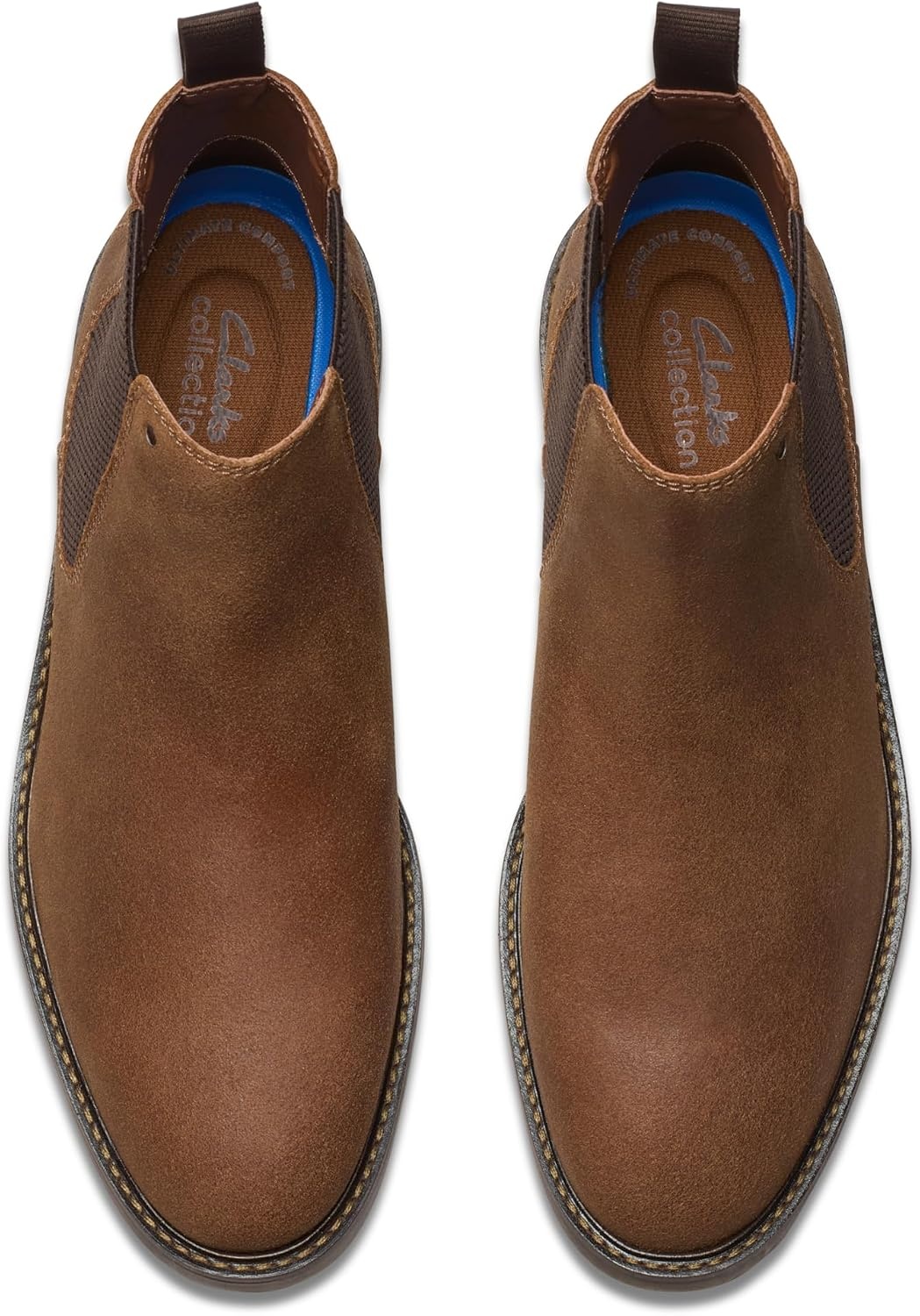 image:imageClarks Mens Jaxen Easy Ankle BootsCola Suede
