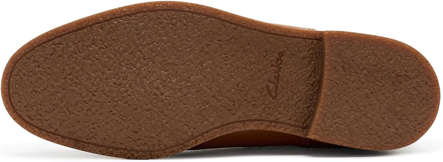 image:imageClarks Mens Jaxen Easy Ankle BootsDark Tan Leather