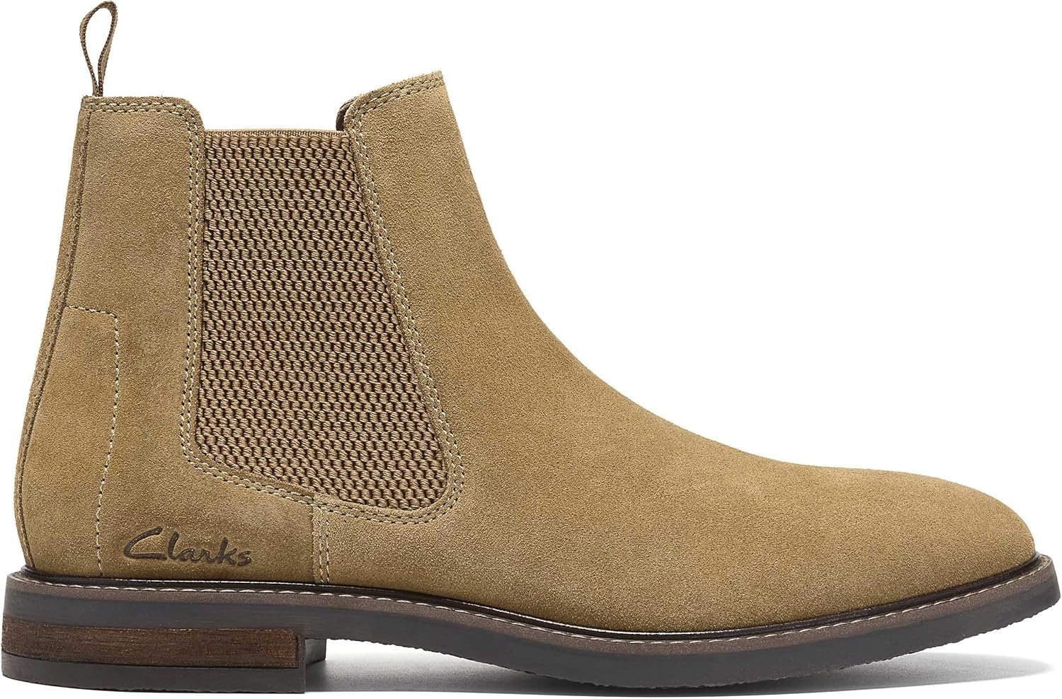 image:imageClarks Mens Jaxen Easy Ankle BootsSand Suede