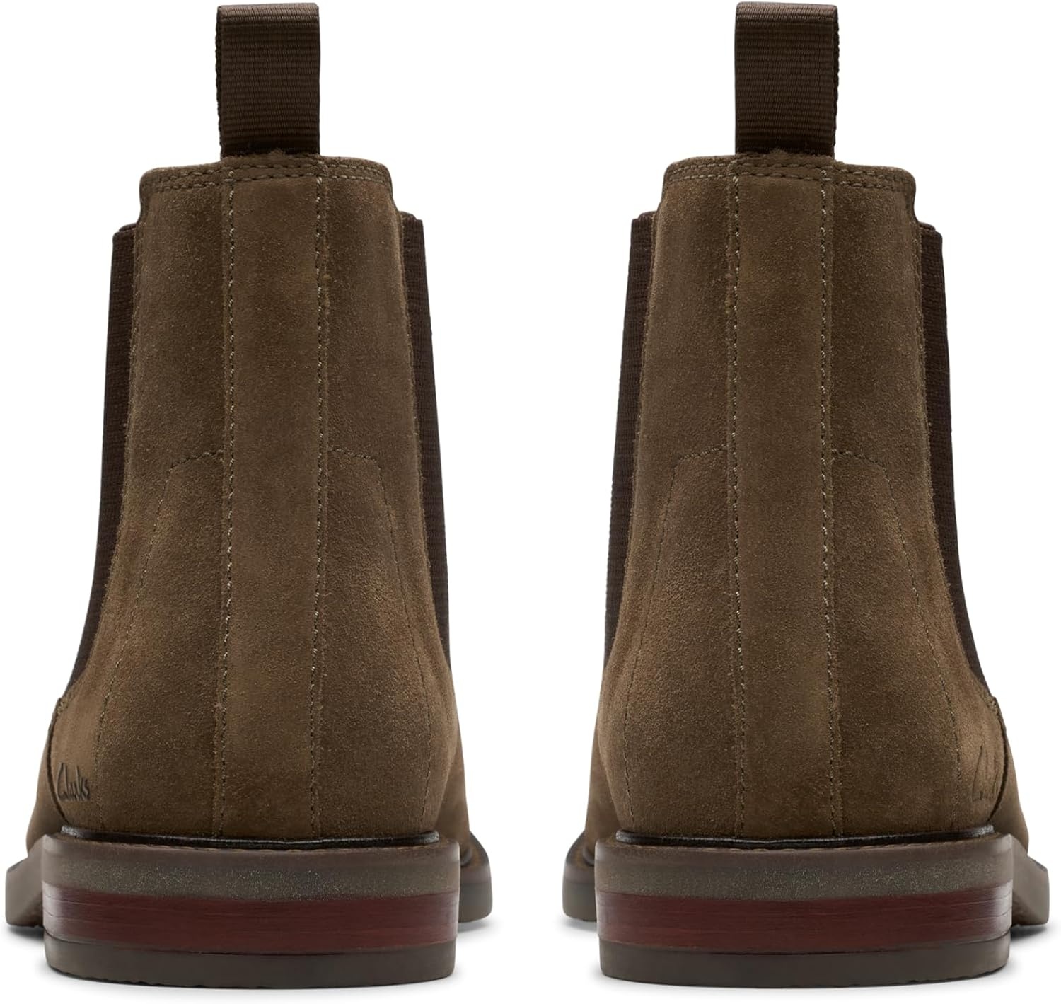 image:imageClarks Mens Jaxen Easy Ankle BootsStone Suede