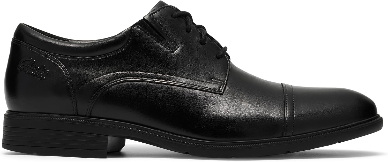 image:imageClarks Mens Steadwell Cap Oxford ShoesBlack