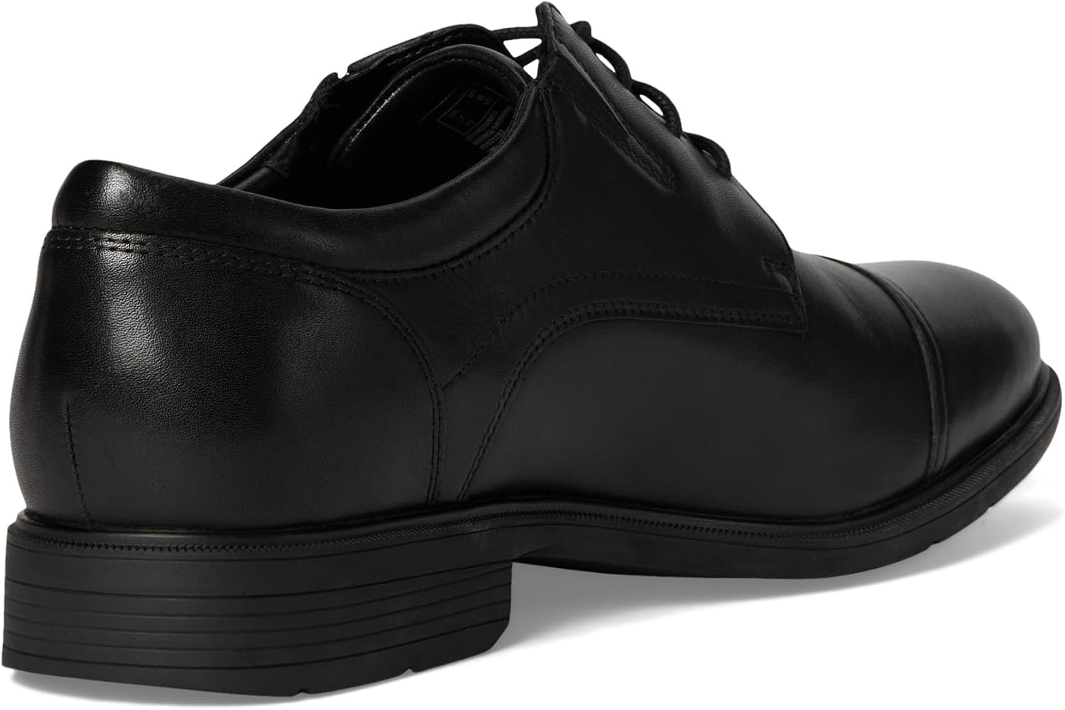 image:imageClarks Mens Steadwell Cap Oxford ShoesBlack Leather