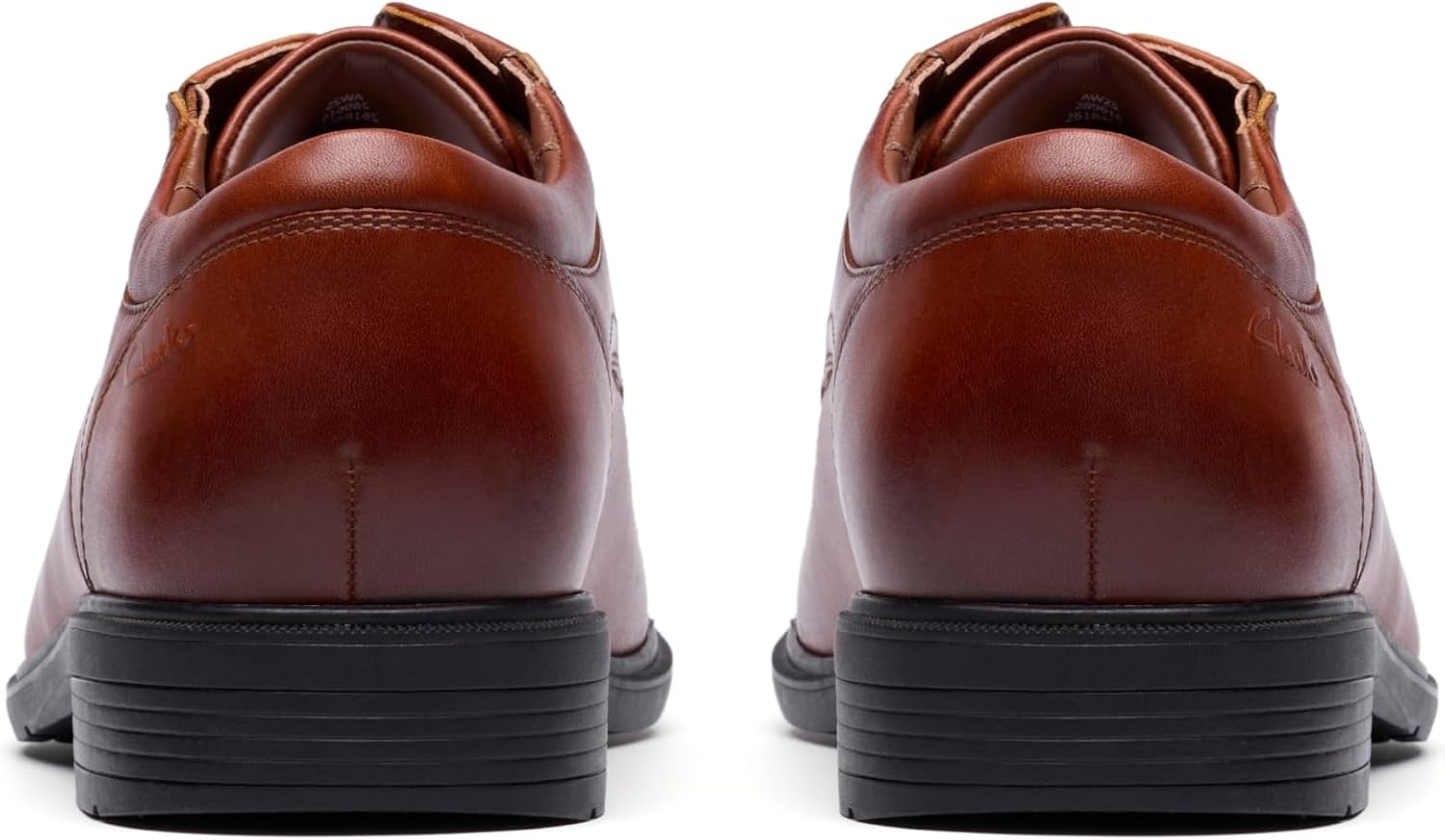image:imageClarks Mens Steadwell Cap Oxford ShoesDark Tan Leather