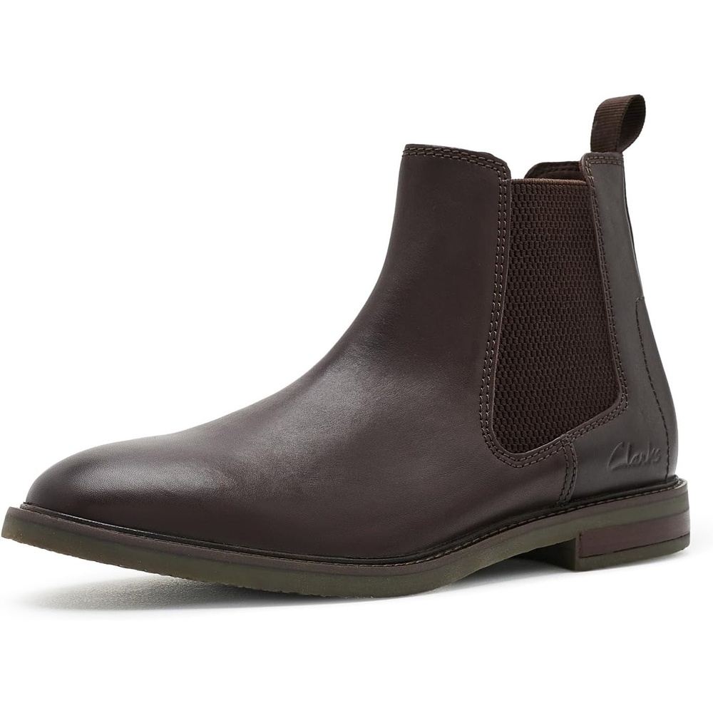 image:imageClarks Mens Jaxen Easy Ankle BootsBrown Leather
