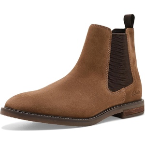 Clarks Men’s Jaxen Easy Ankle Boots(Cola)