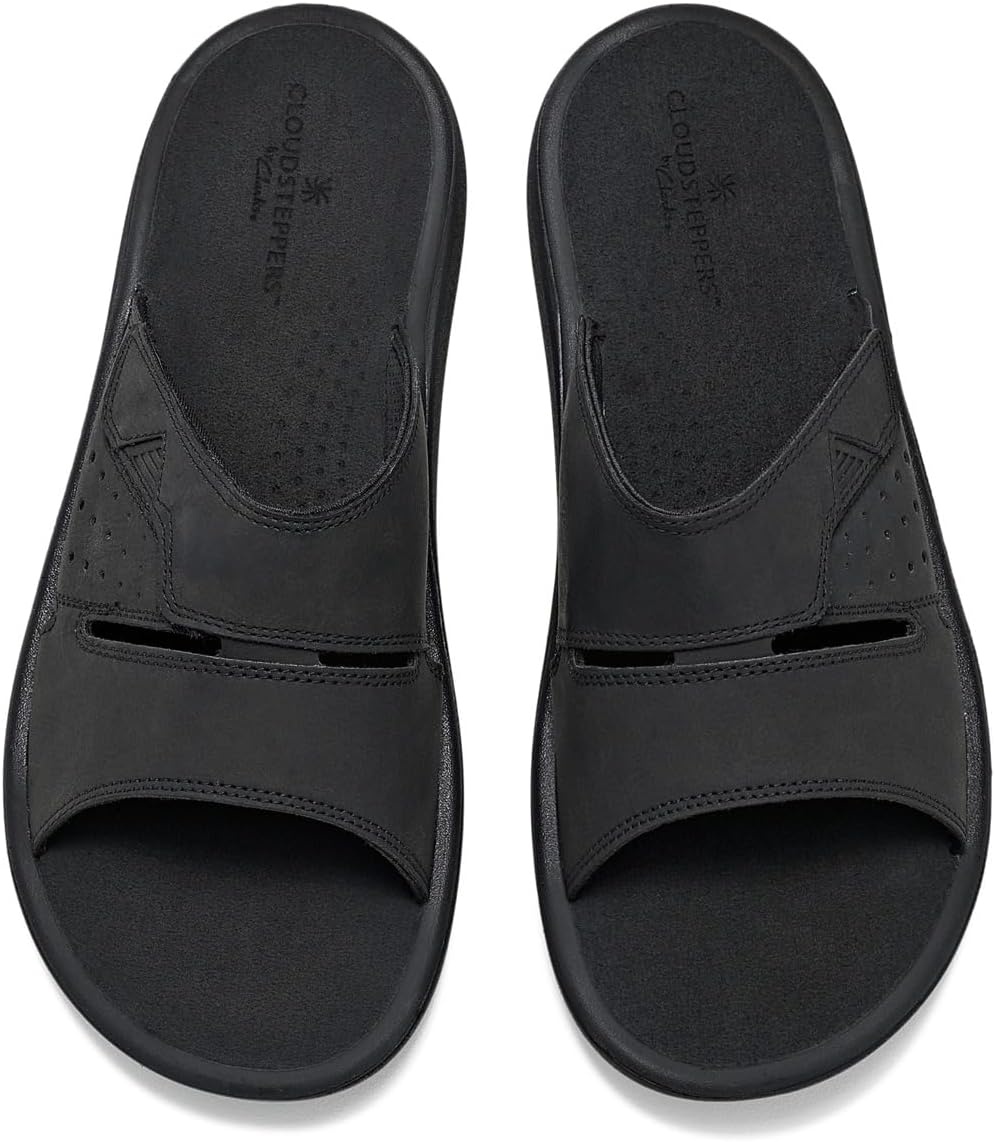 image:imageClarks Mens Breeze Slide SandalBlack Synthetic